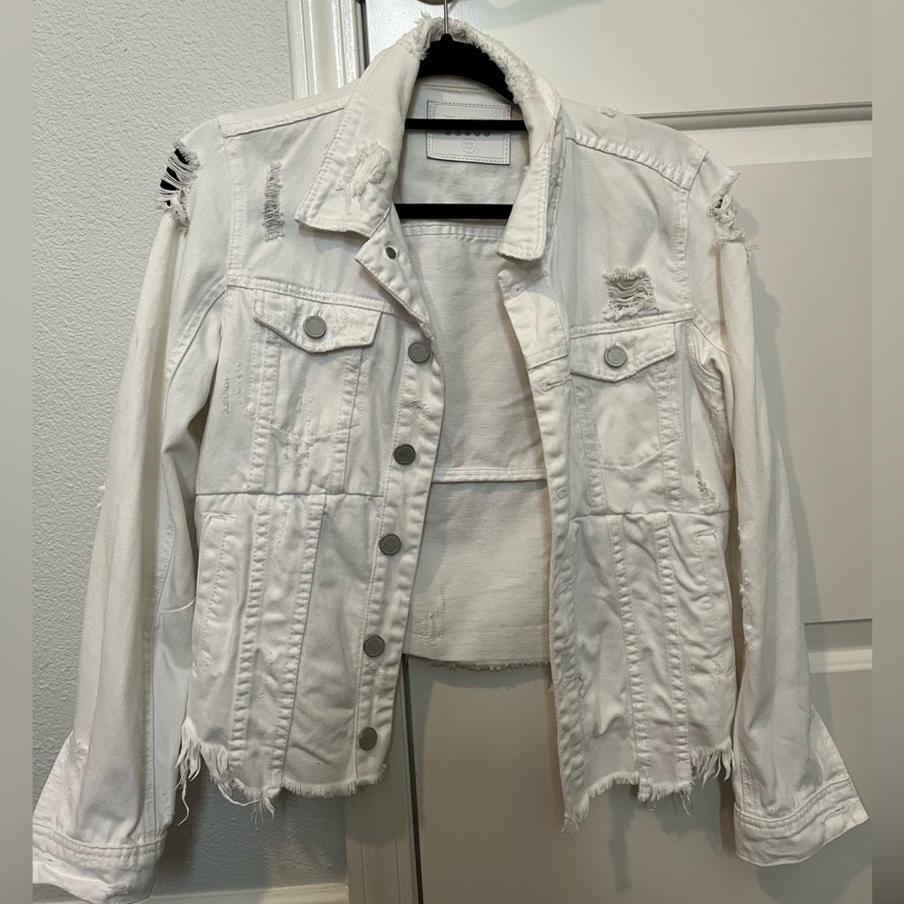 White Denim BLANKNYC Jacket- Size XS